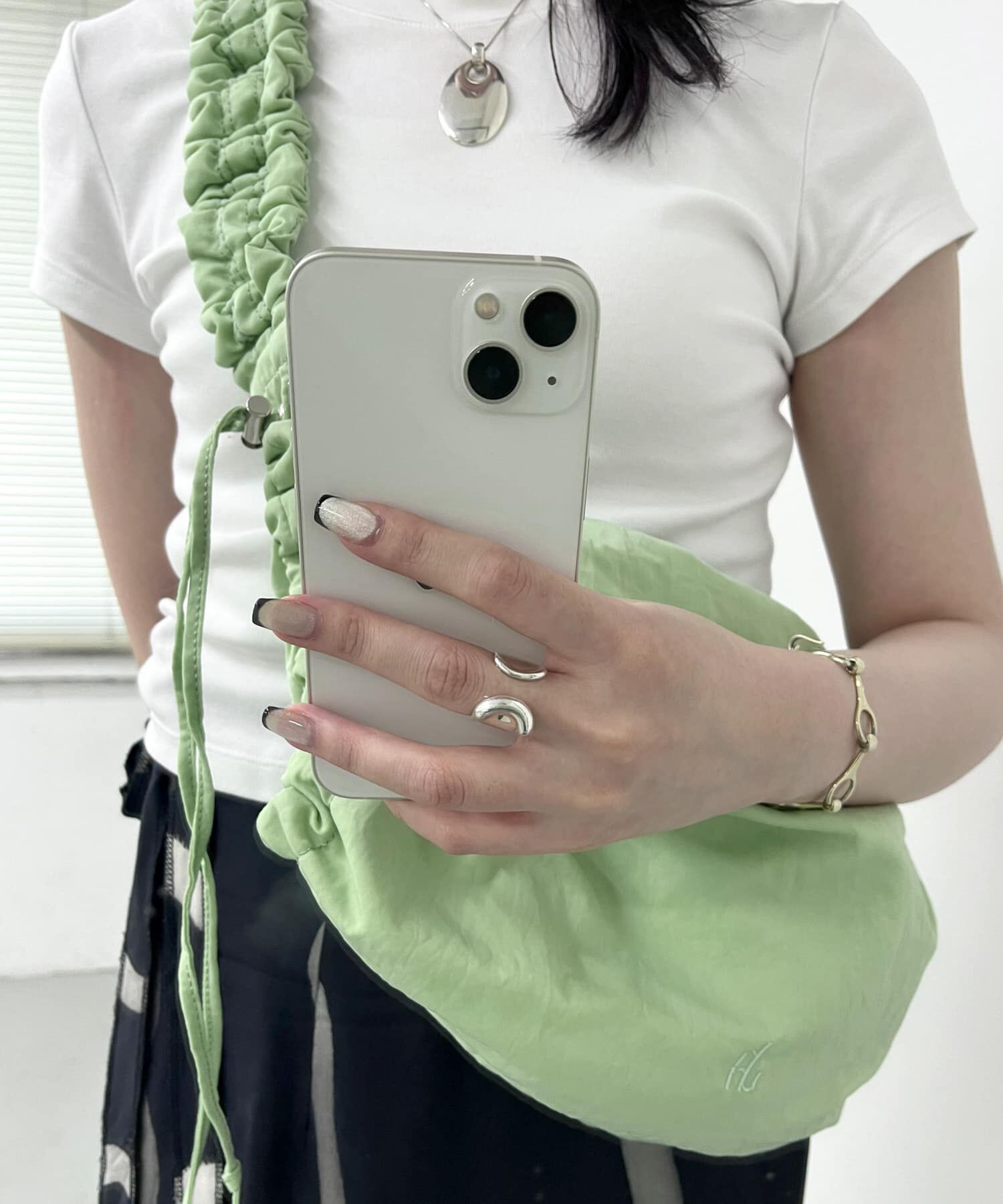 RODE SKO「『Ssize』hun RODESKO　Gather small」|ショルダー・メッセンジャー|ミント