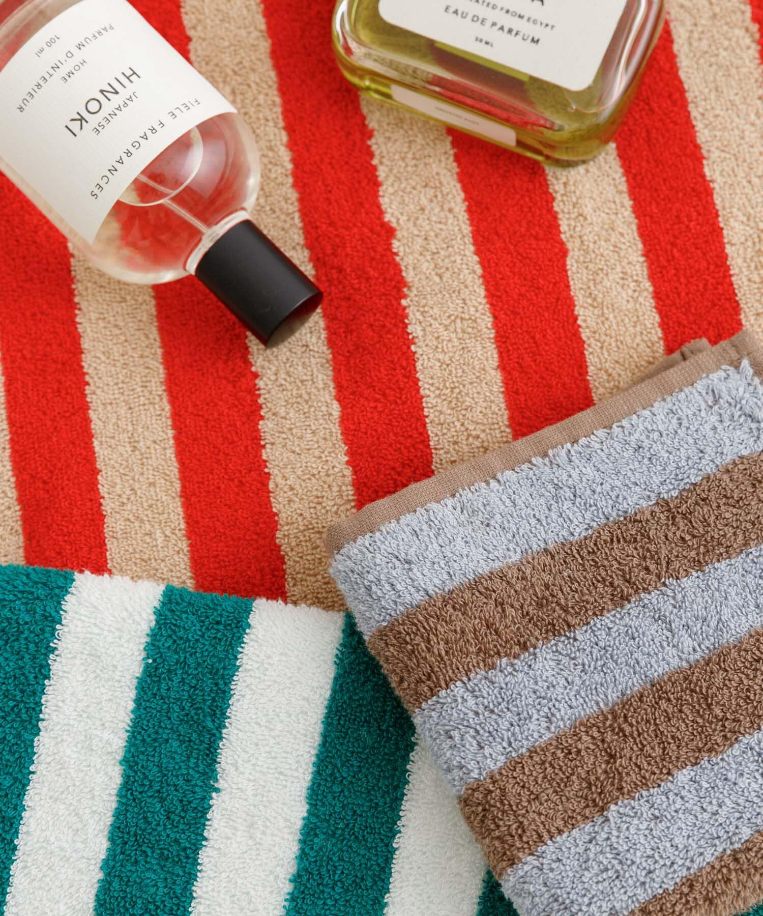 URBAN RESEARCH「『UR TECH』ストライプバスタオル」|タオル|