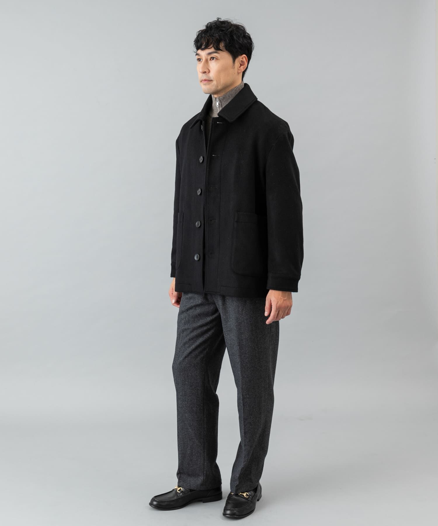 URBAN RESEARCH ROSSO「スーパー100 シングルPコート」|ピーコート|