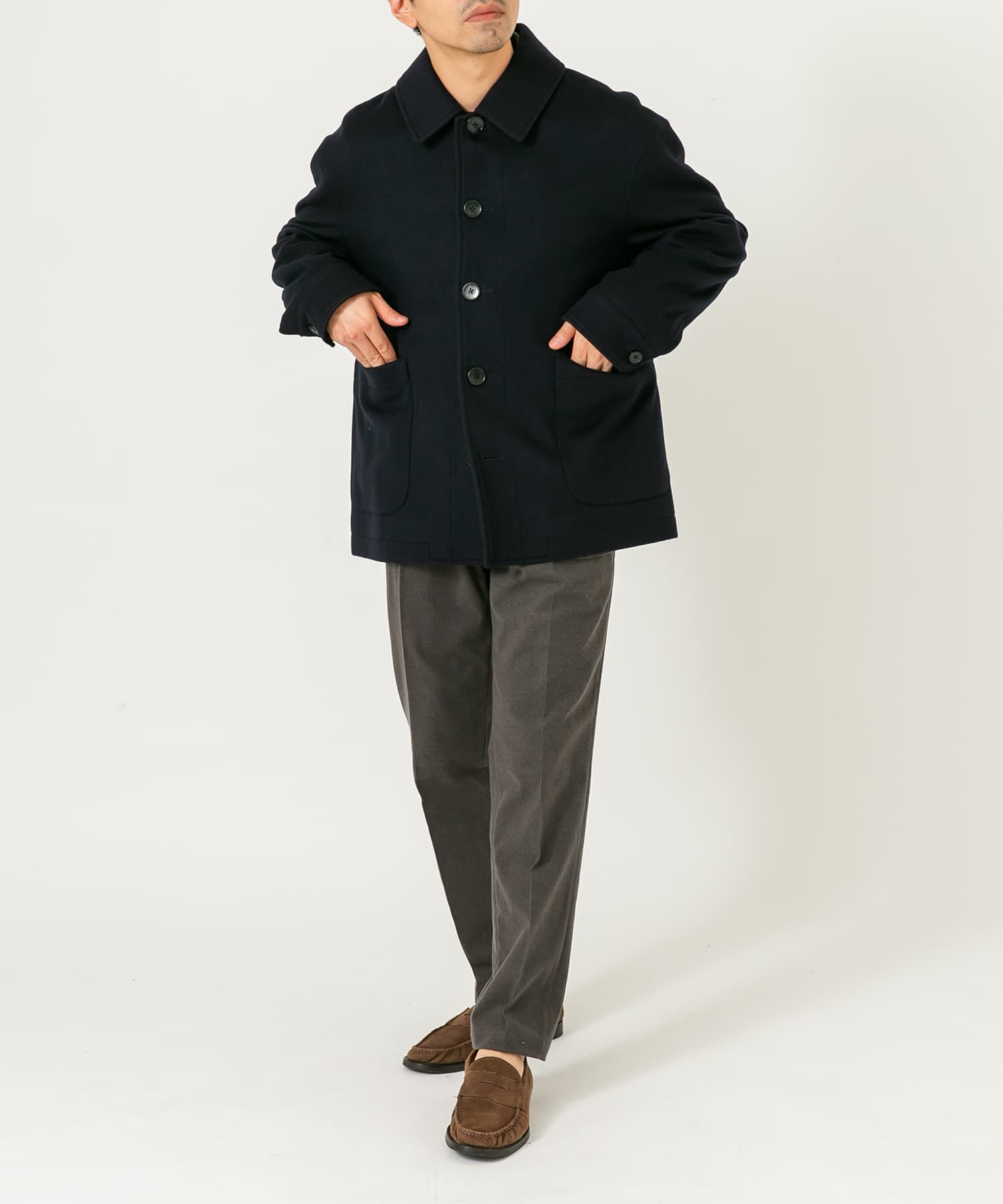 URBAN RESEARCH ROSSO「スーパー100 シングルPコート」|ピーコート|