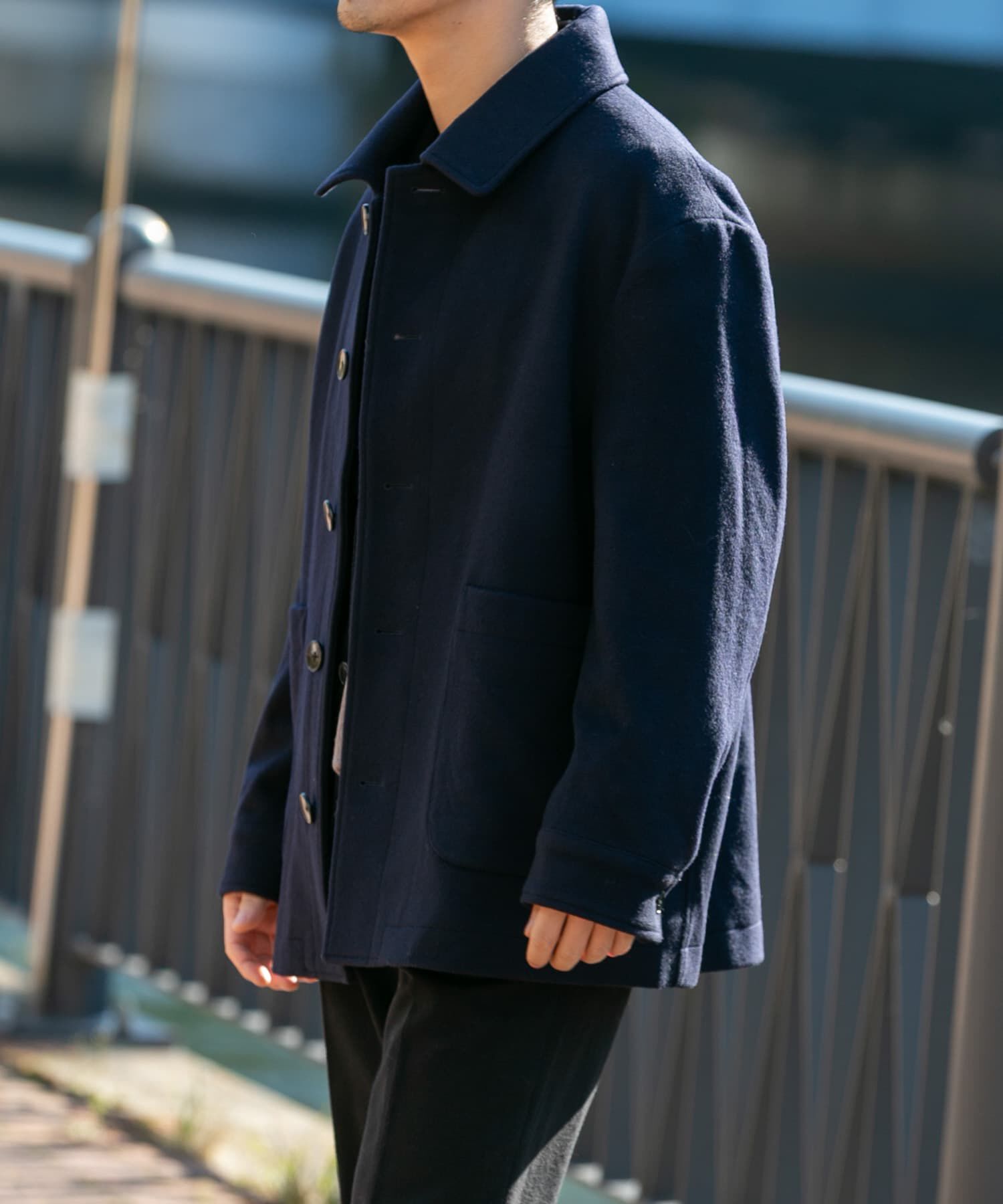 URBAN RESEARCH ROSSO「スーパー100 シングルPコート」|ピーコート|