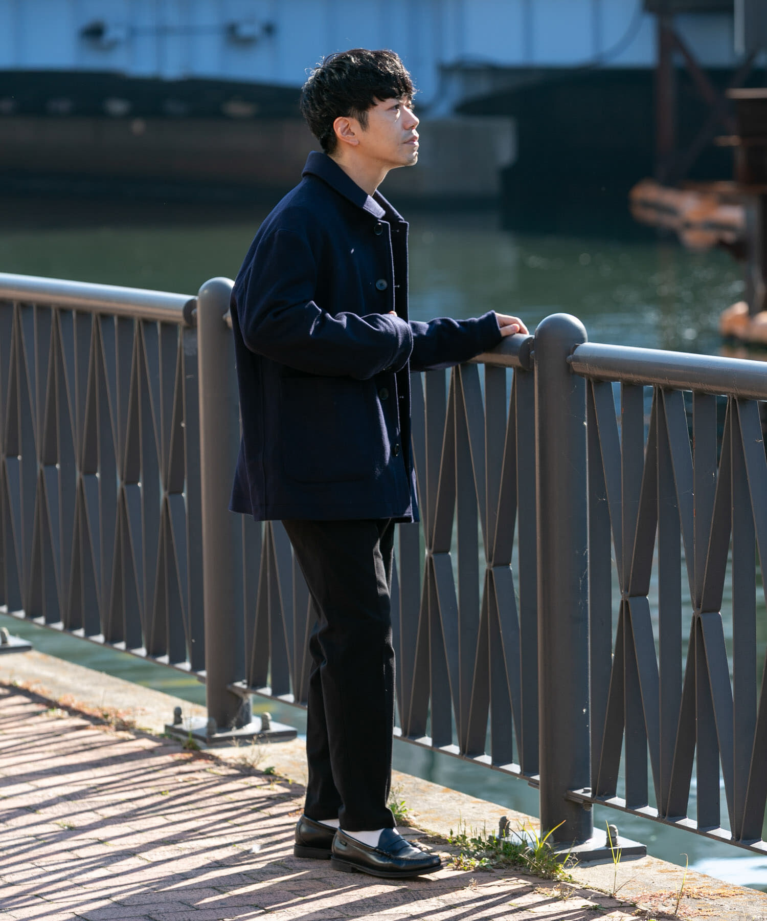 URBAN RESEARCH ROSSO「スーパー100 シングルPコート」|ピーコート|