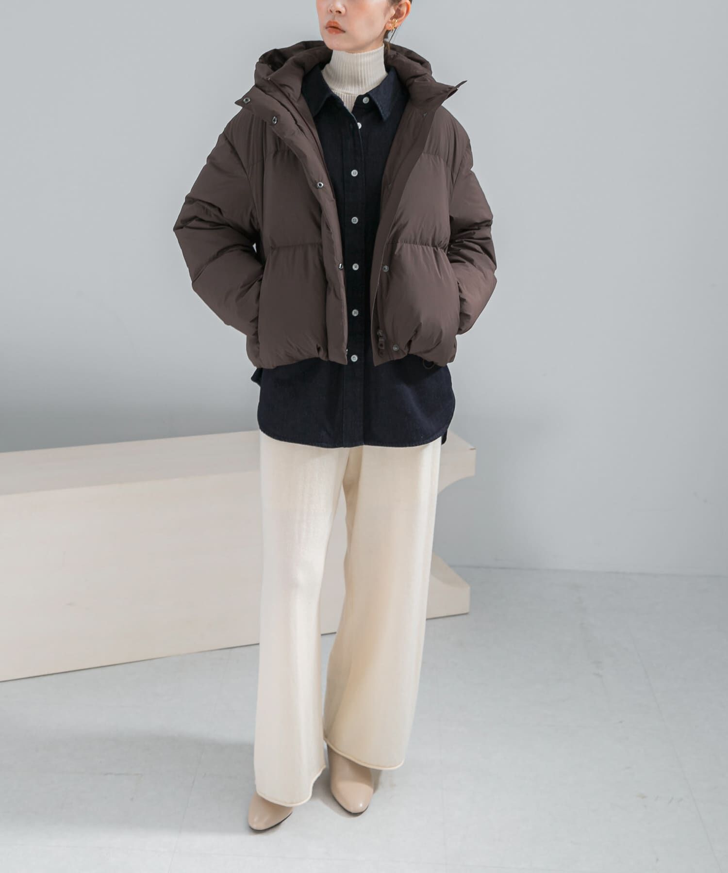 URBAN RESEARCH ROSSO「FRENCH DOWNショートダウンコート」|ダウン|