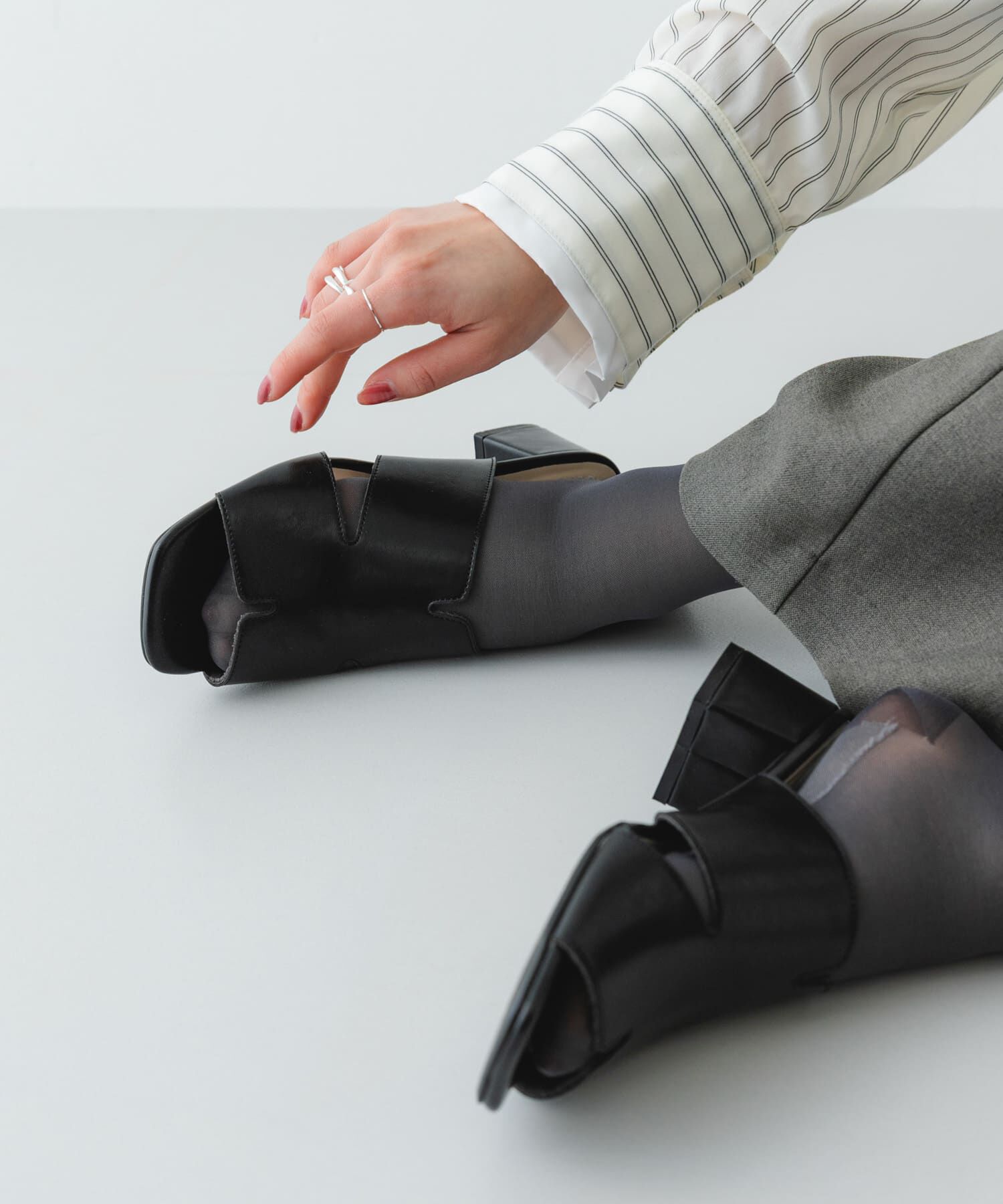 RODE SKO「デザインカットアッパーミュール」|サンダル|