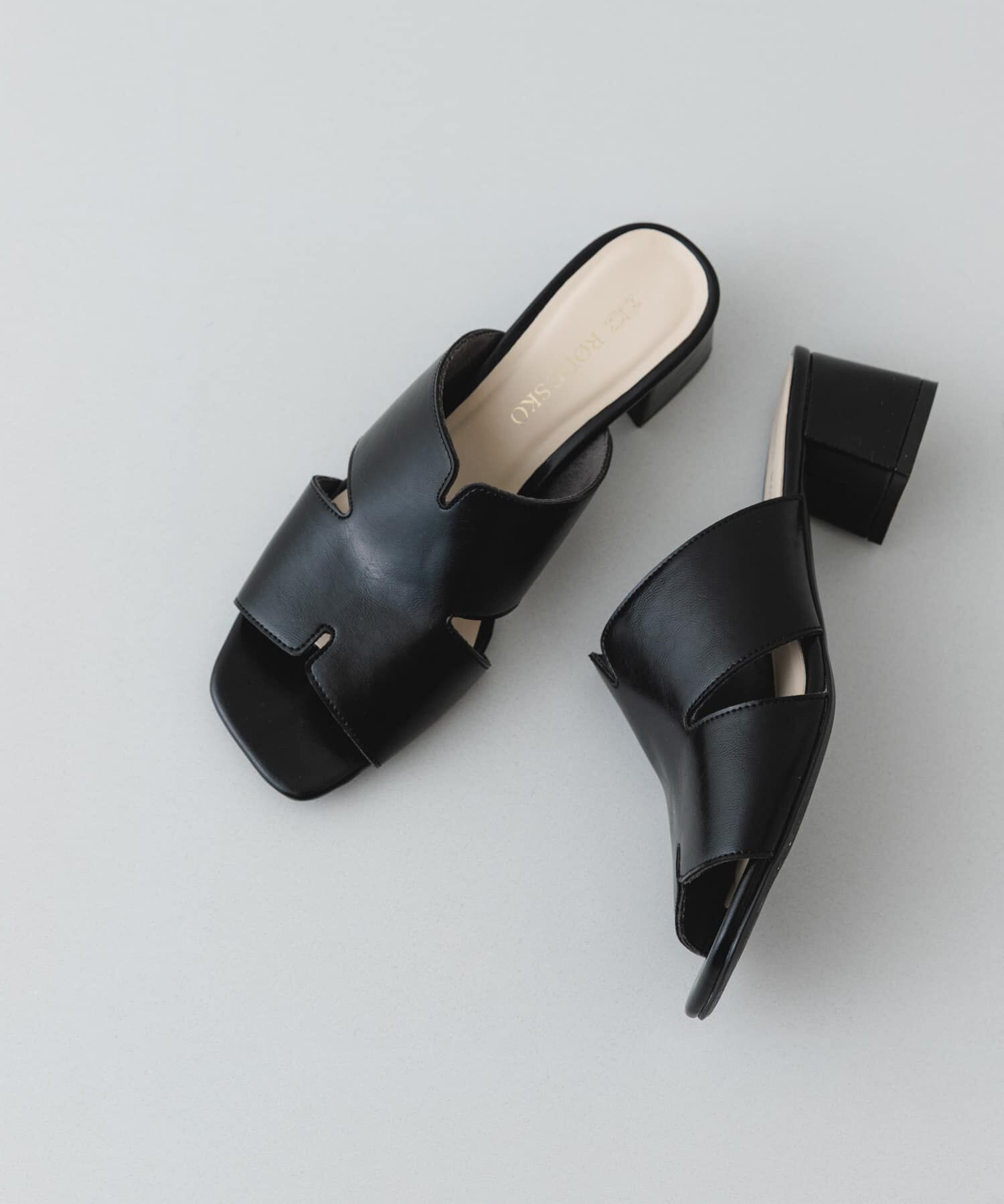 RODE SKO「デザインカットアッパーミュール」|サンダル|