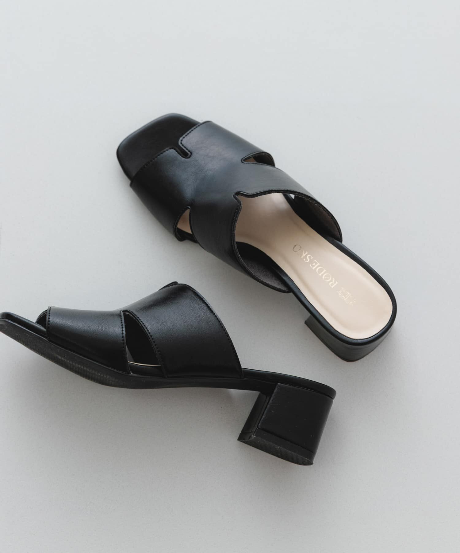 RODE SKO「デザインカットアッパーミュール」|サンダル|