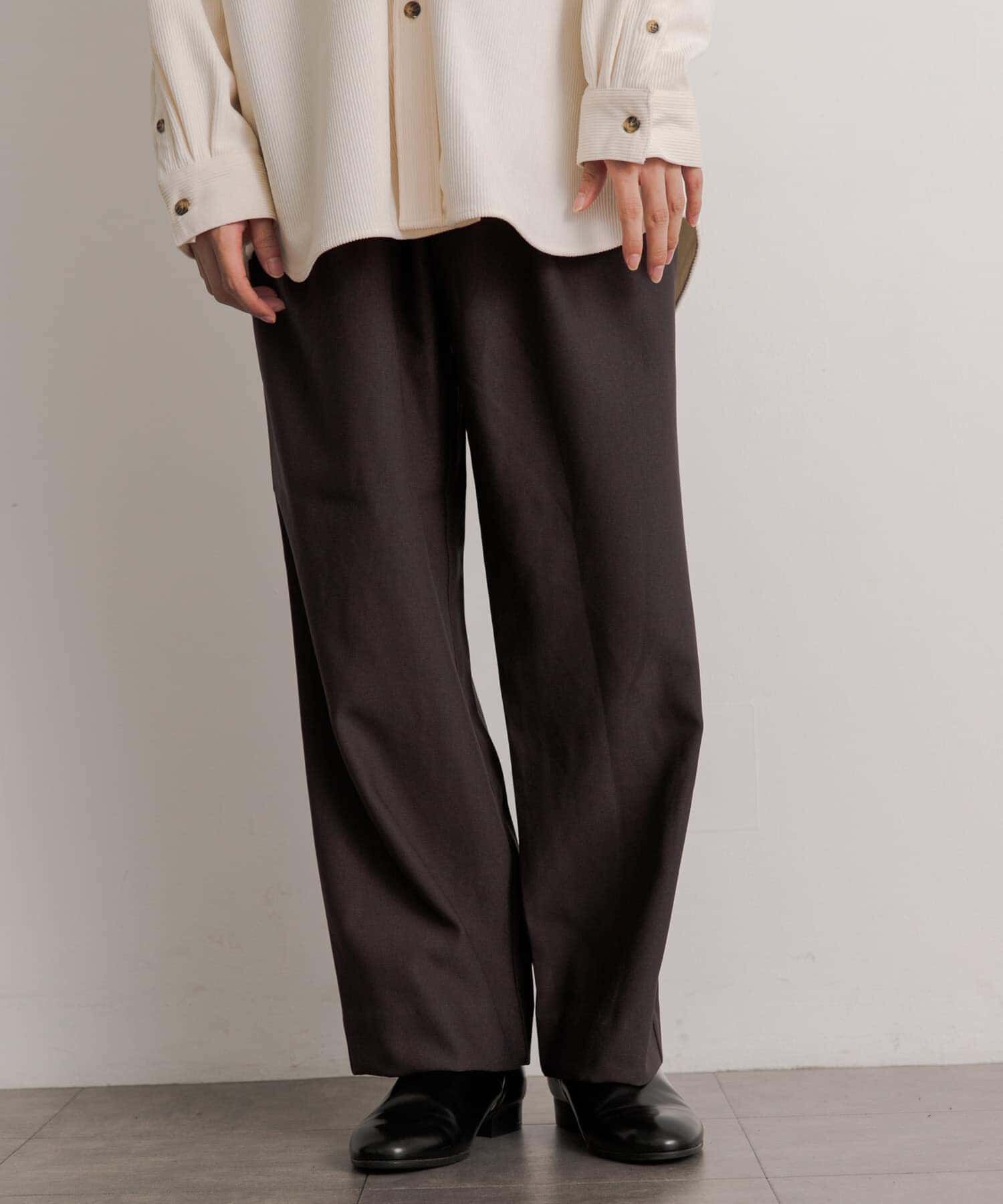 SENSE OF PLACE by URBAN RESEARCH「ウールライクダブルタックワイドパンツ」|その他|