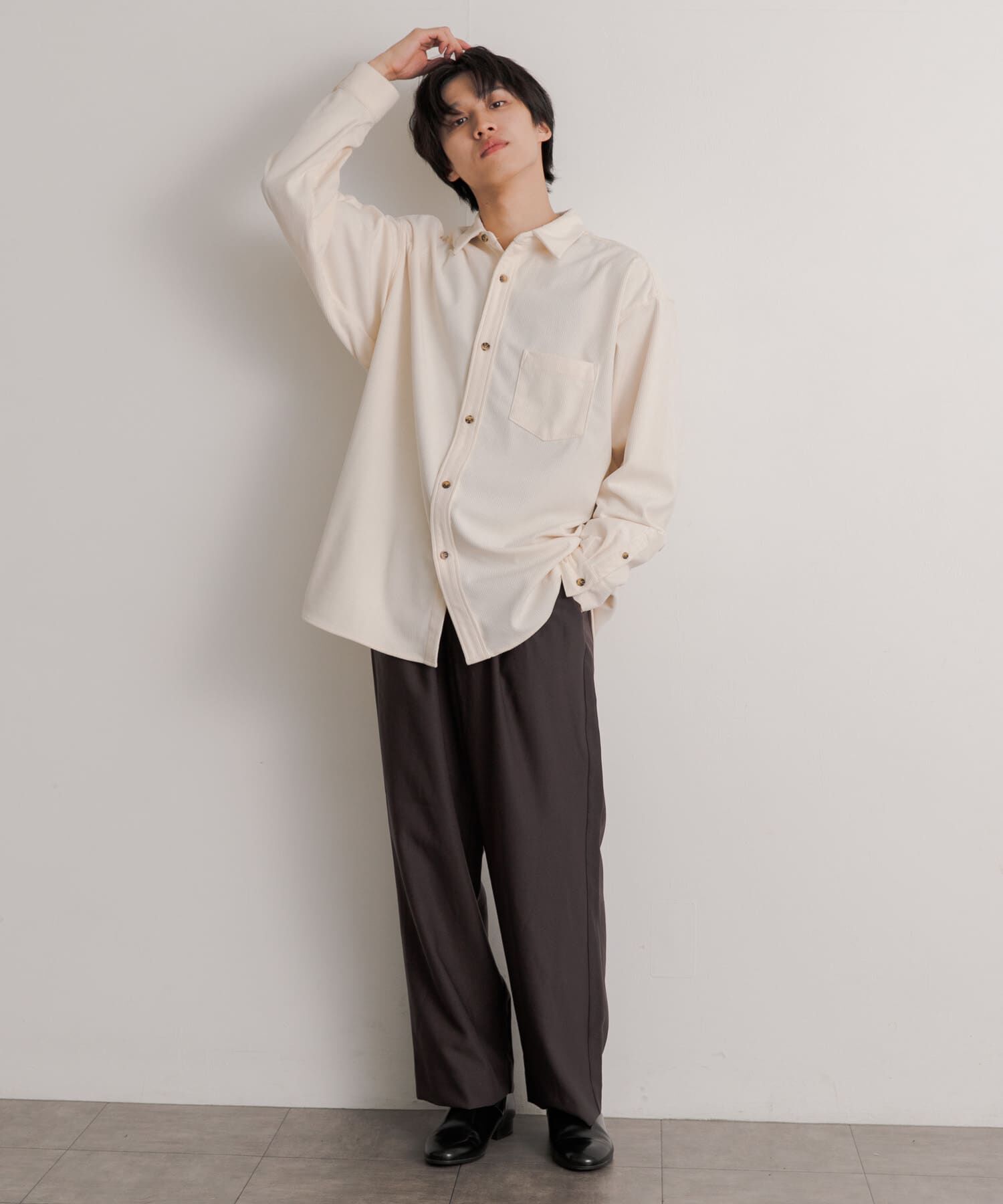 SENSE OF PLACE by URBAN RESEARCH「ウールライクダブルタックワイドパンツ」|その他|