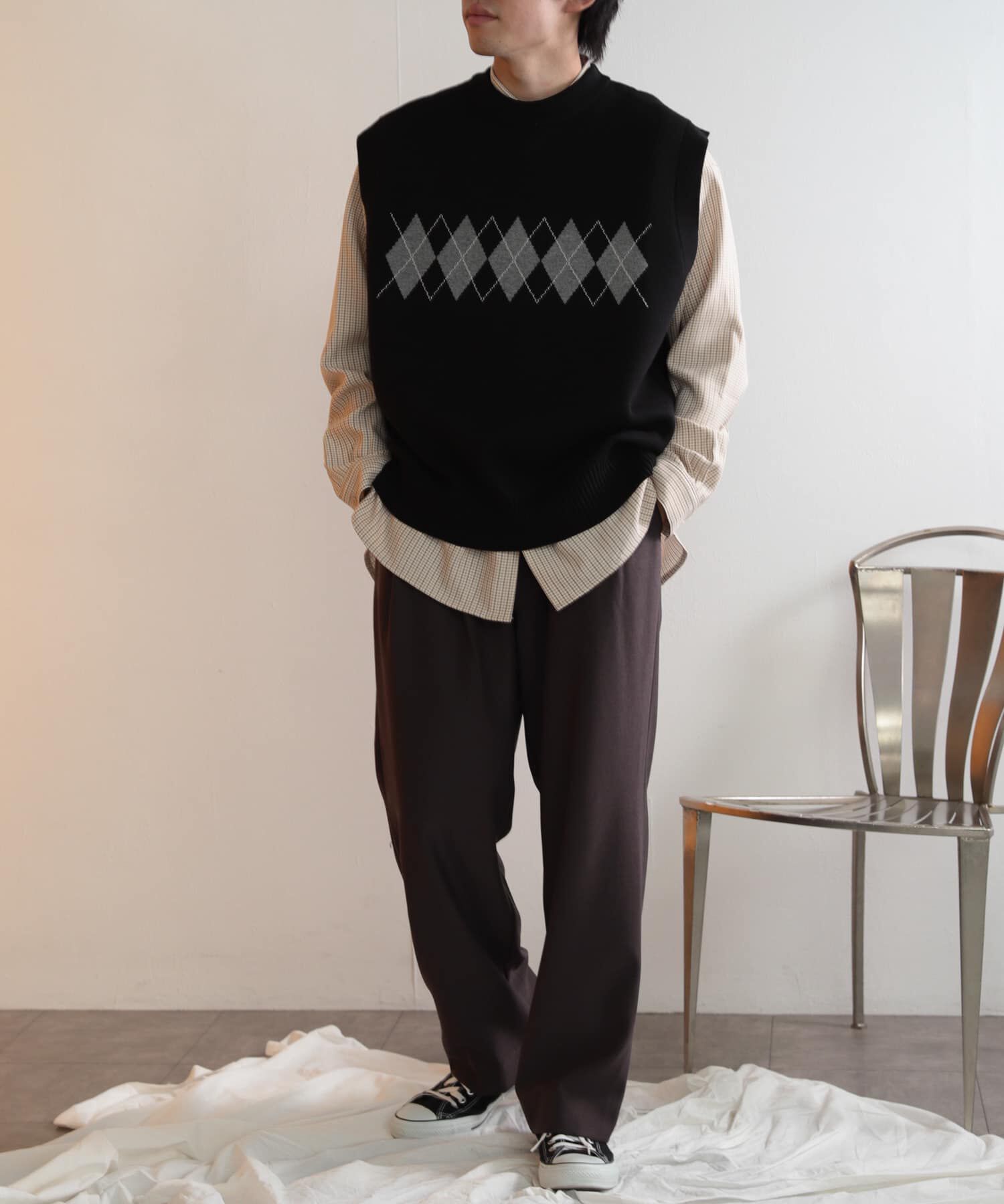 SENSE OF PLACE by URBAN RESEARCH「ウールライクダブルタックワイドパンツ」|その他|