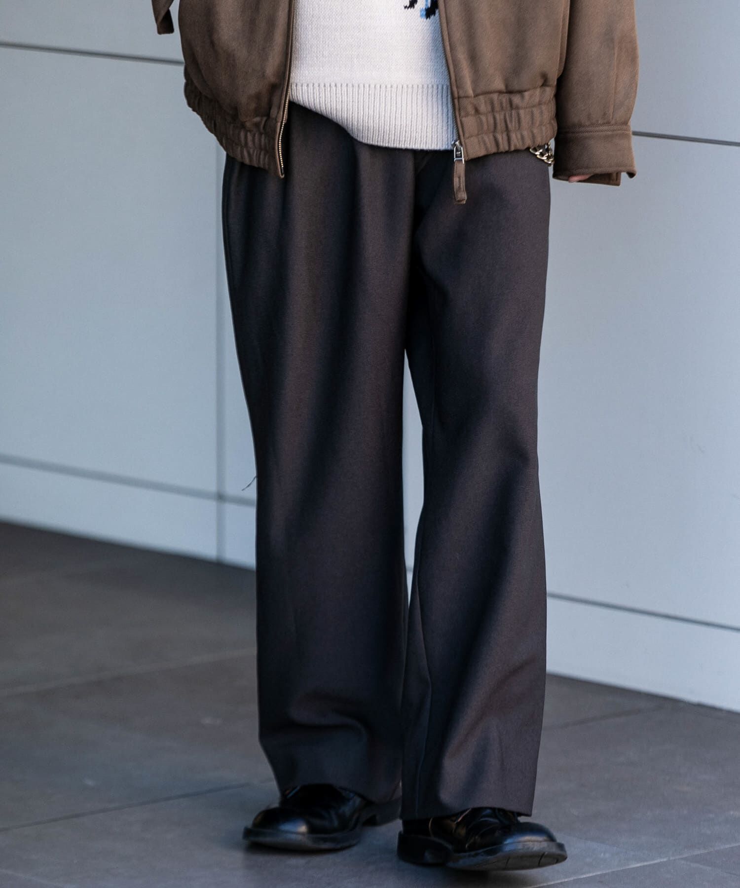 SENSE OF PLACE by URBAN RESEARCH「ウールライクダブルタックワイドパンツ」|その他|