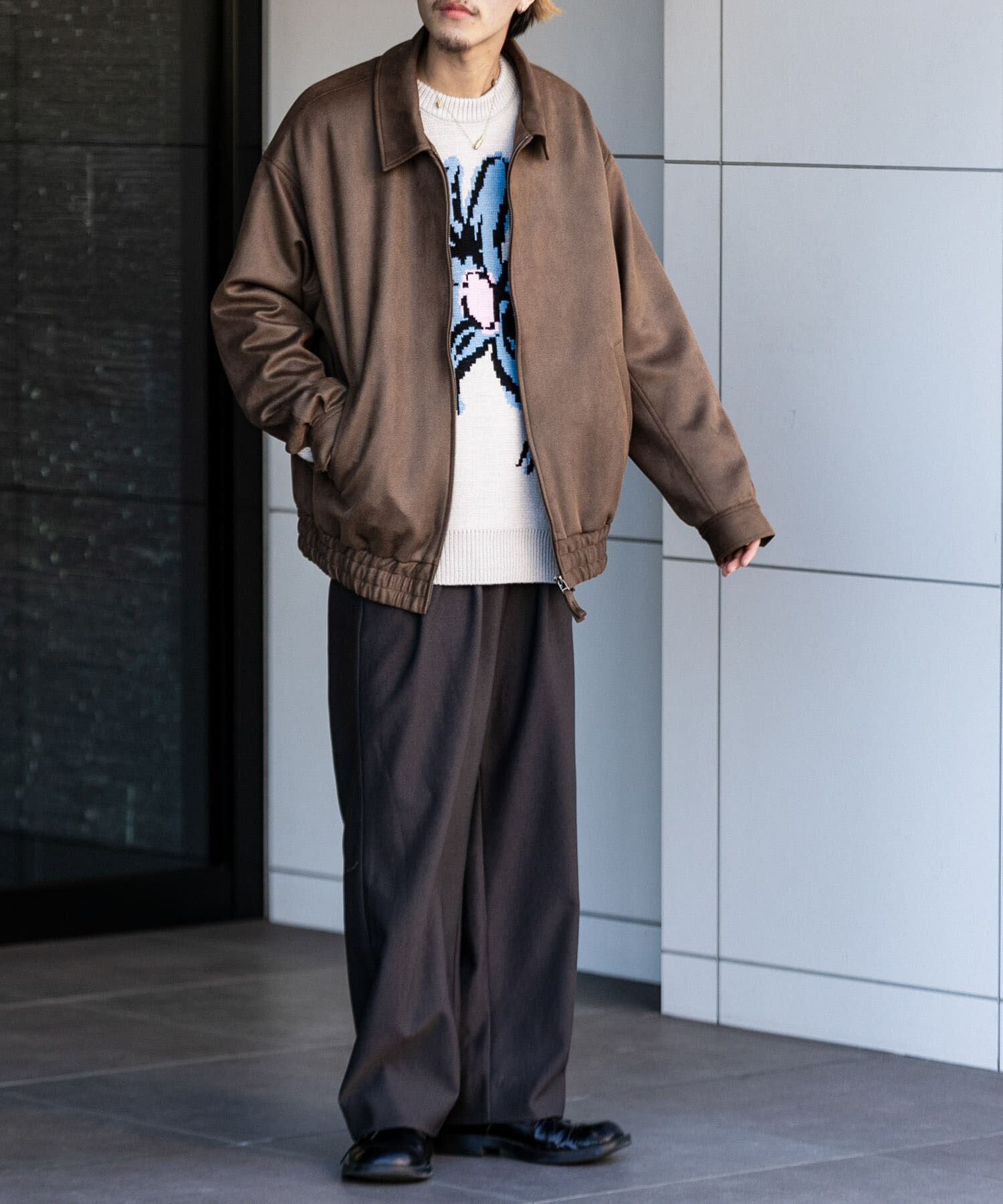 SENSE OF PLACE by URBAN RESEARCH「ウールライクダブルタックワイドパンツ」|その他|