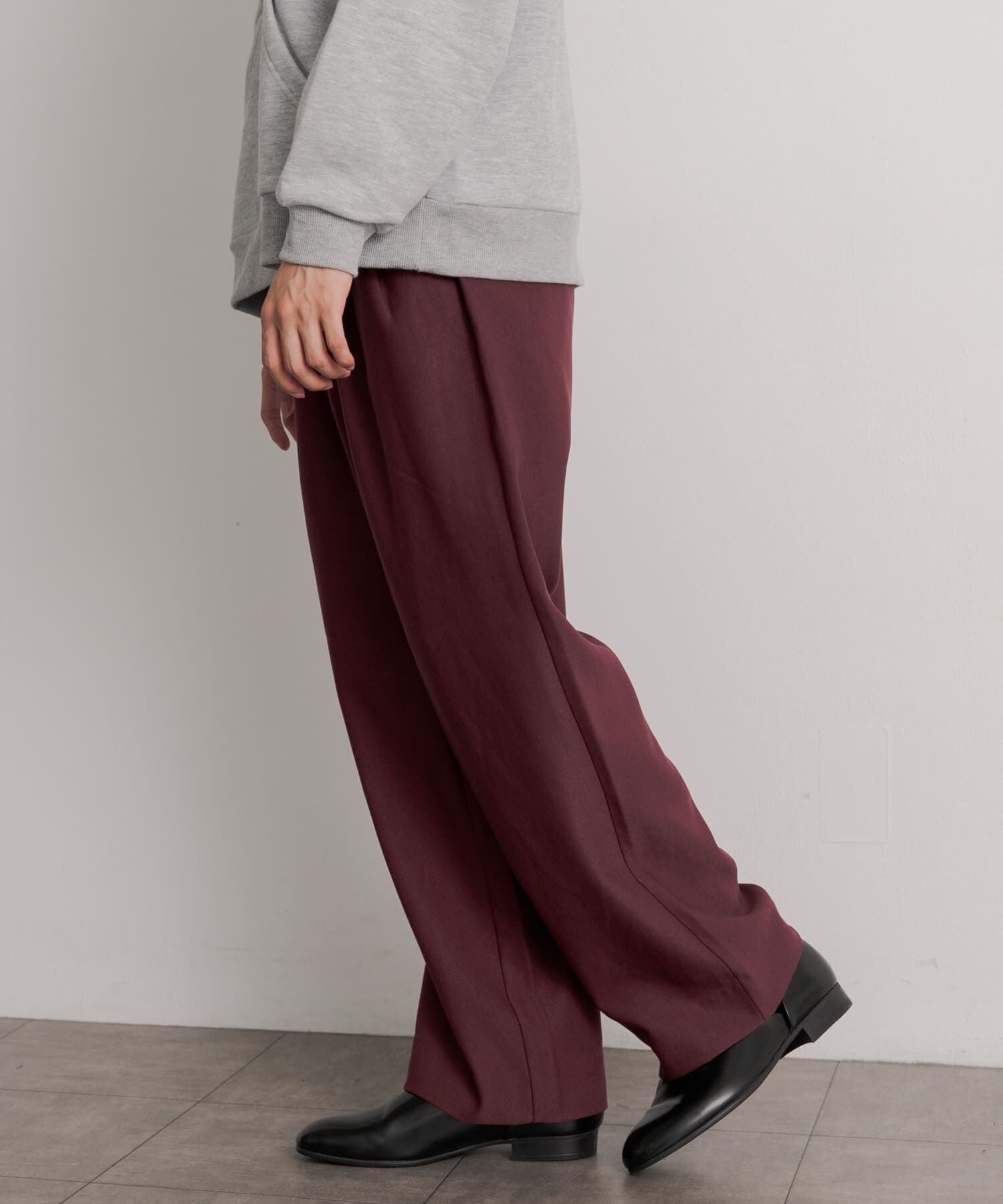 SENSE OF PLACE by URBAN RESEARCH「ウールライクダブルタックワイドパンツ」|その他|