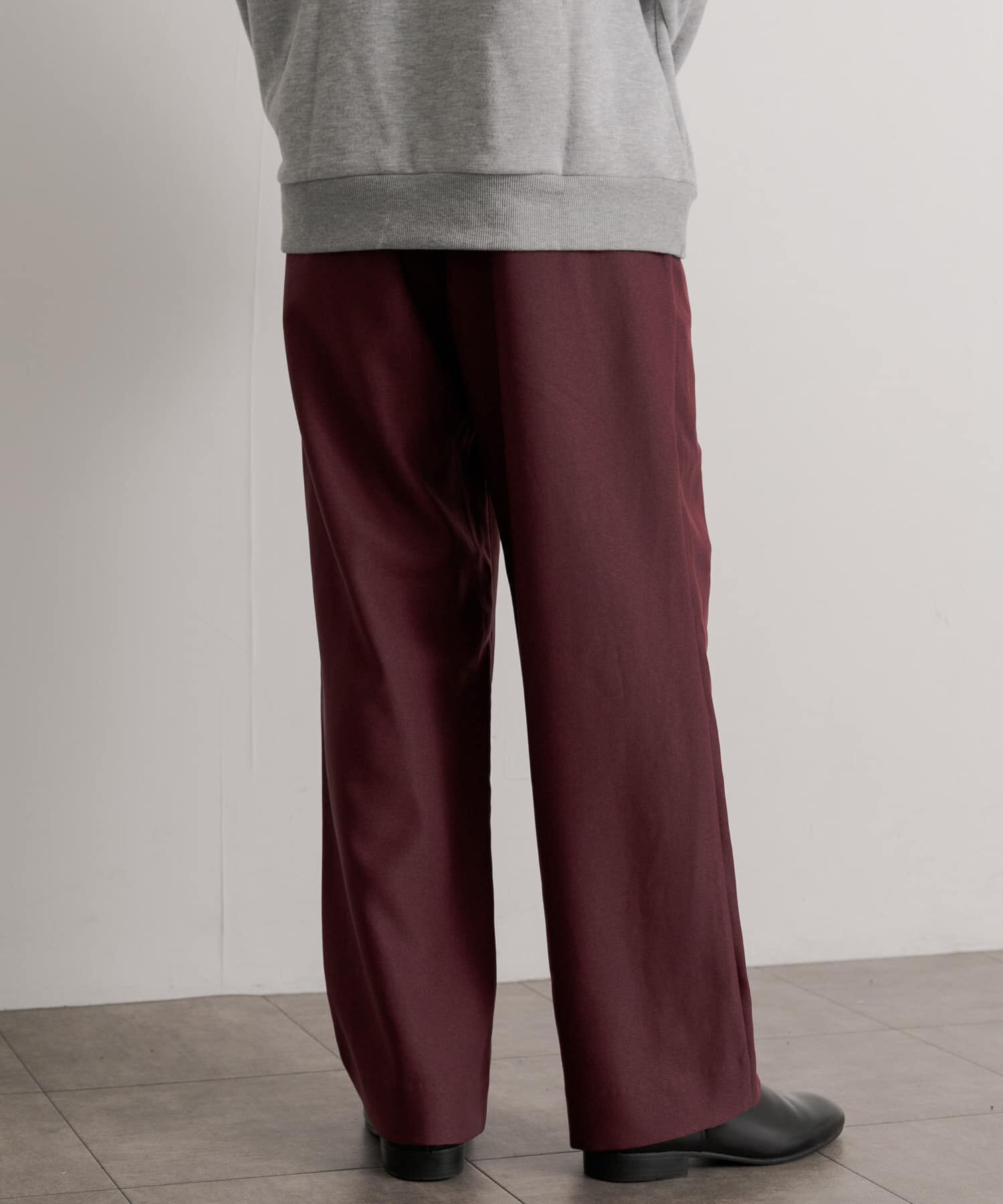 SENSE OF PLACE by URBAN RESEARCH「ウールライクダブルタックワイドパンツ」|その他|