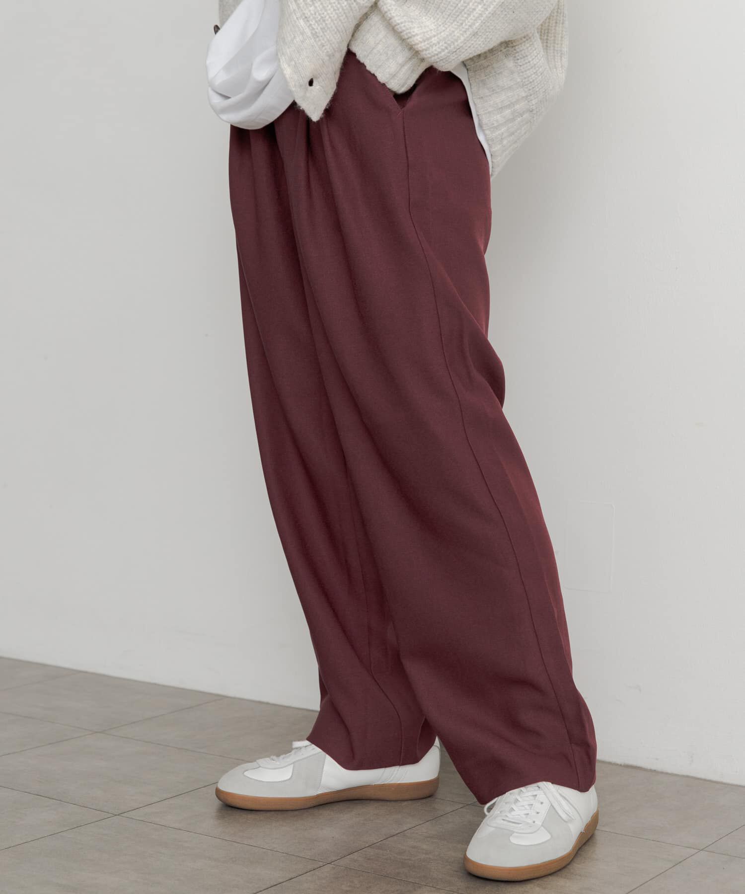 SENSE OF PLACE by URBAN RESEARCH「ウールライクダブルタックワイドパンツ」|その他|