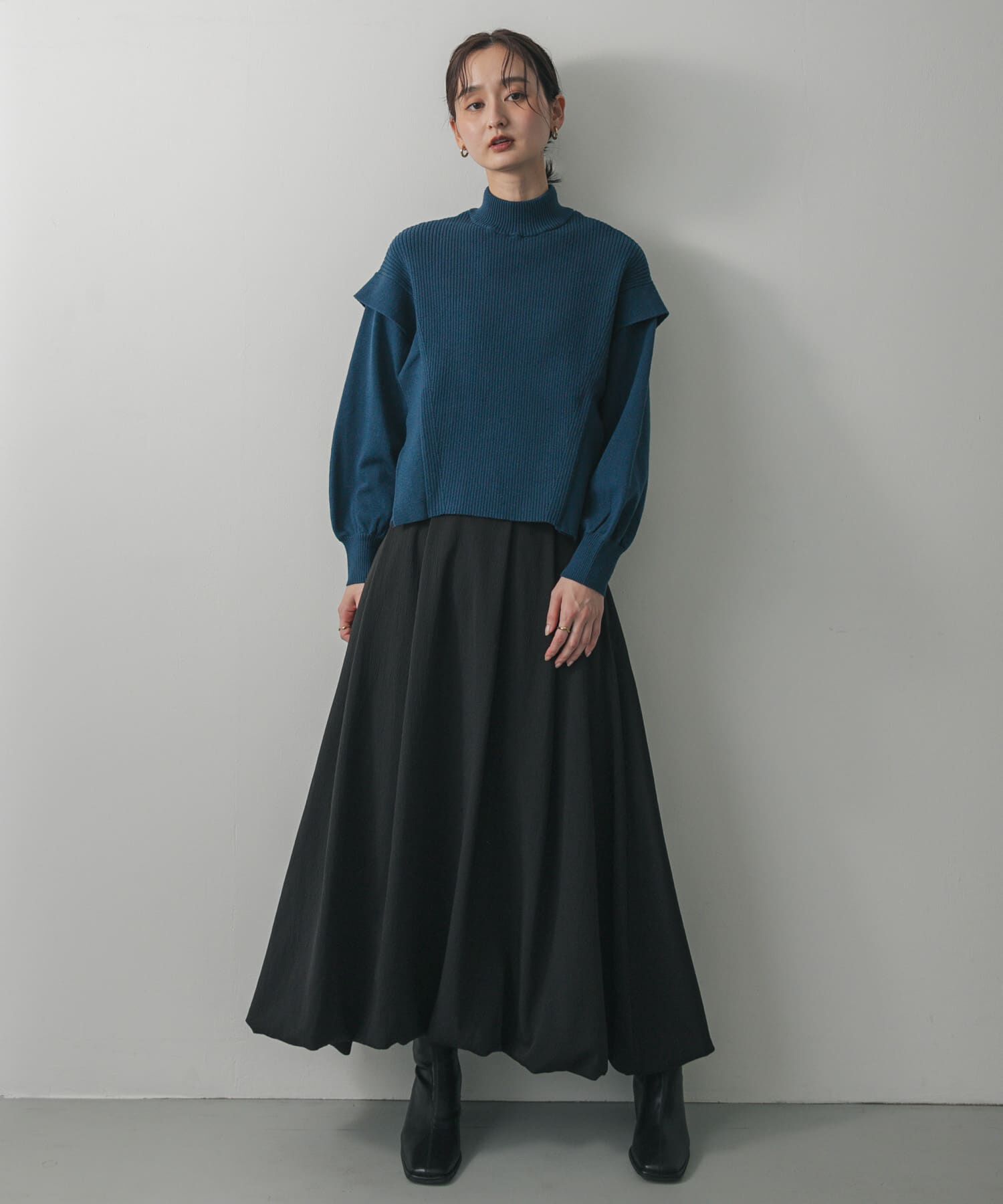 SENSE OF PLACE by URBAN RESEARCH「『一部WEB限定カラー』ストレッチショルダータックセーター」|ニット・セーター|