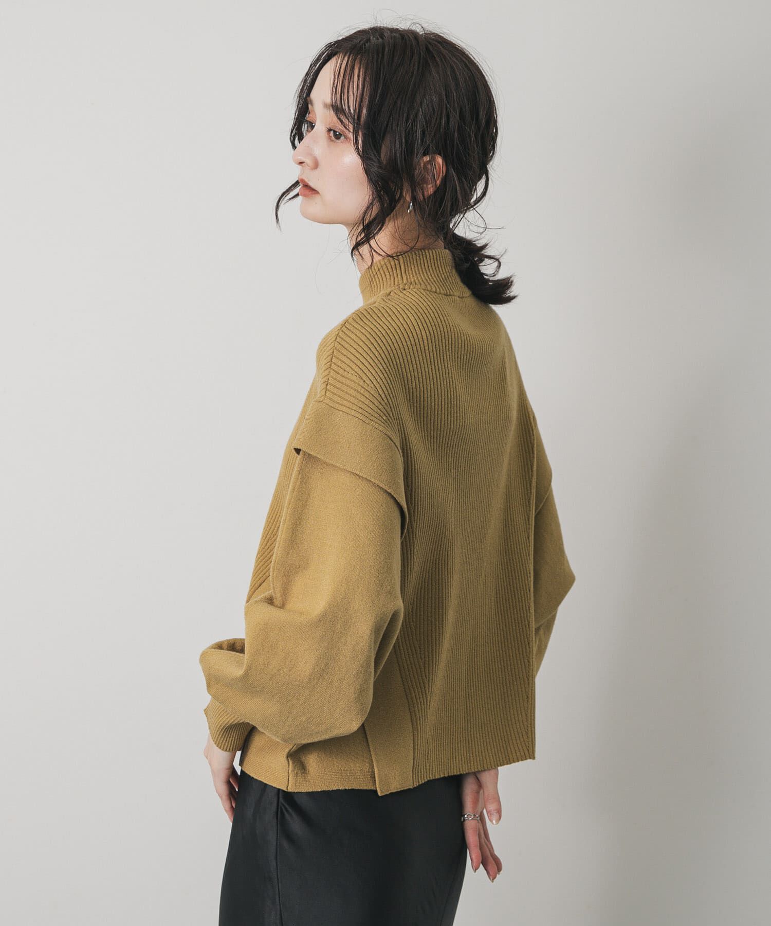 SENSE OF PLACE by URBAN RESEARCH「『一部WEB限定カラー』ストレッチショルダータックセーター」|ニット・セーター|