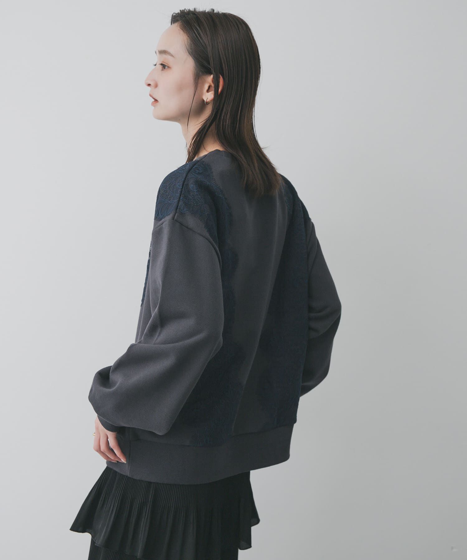 SENSE OF PLACE by URBAN RESEARCH「レースルーズスウェット」|スウェット・ジャージ|