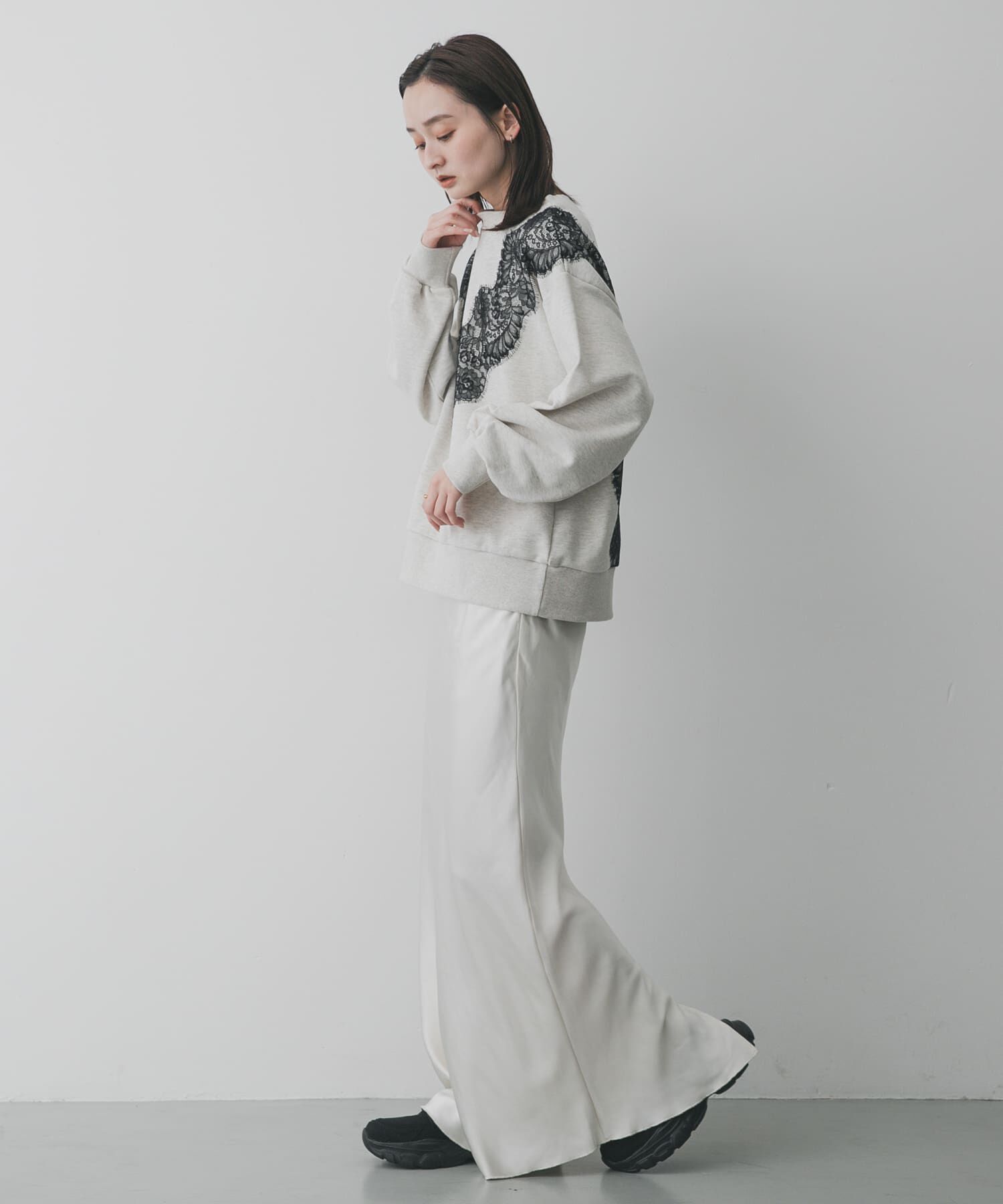 SENSE OF PLACE by URBAN RESEARCH「レースルーズスウェット」|スウェット・ジャージ|