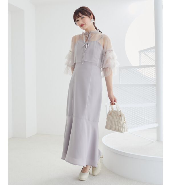 MAJESTICLEGON「2wayチュールボレロセットドレス」|ドレス|