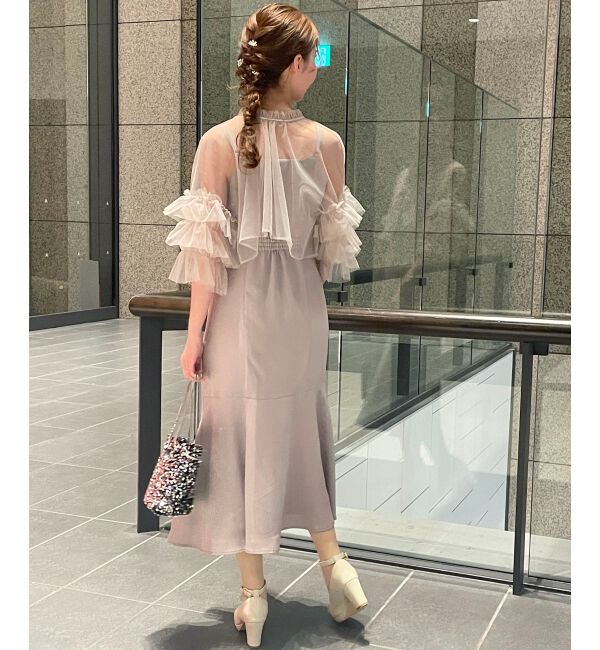 MAJESTICLEGON「2wayチュールボレロセットドレス」|ドレス|