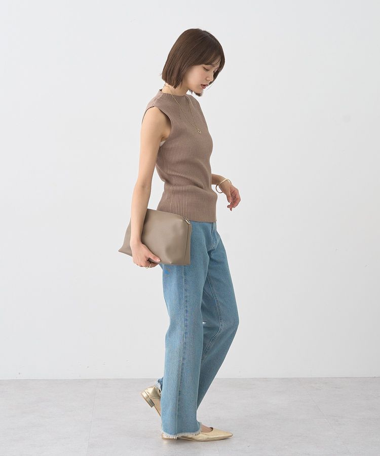 earth music&ecology「カットオフフレアデニムパンツ」|デニム|