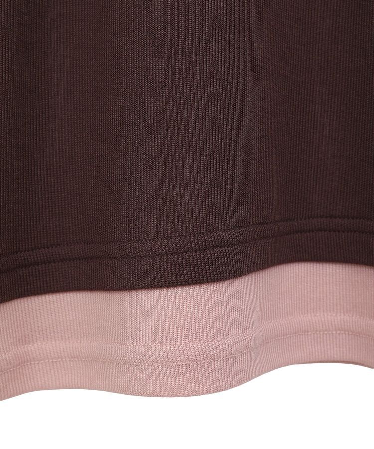 earth music&ecology「レイヤードシアープルオーバー」|Tシャツ・カットソー|