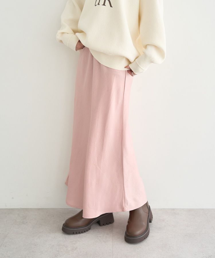 earth music&ecology「ストレッチサテンスカート」|スカート|