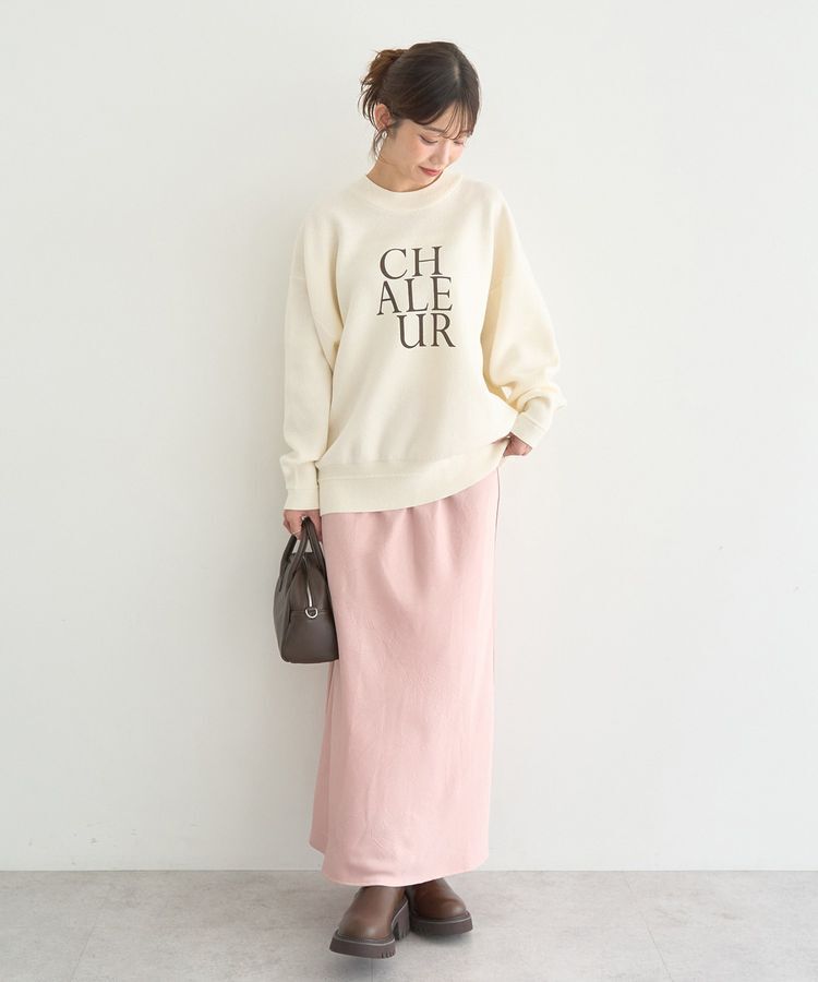 earth music&ecology「ストレッチサテンスカート」|スカート|