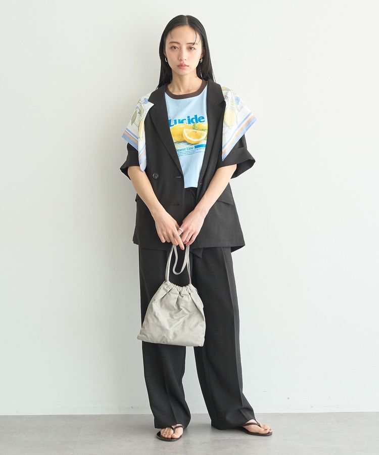 earth music&ecology「【接触冷感】UV対策フルーツ柄スカーフ」|バンダナ・スカーフ|