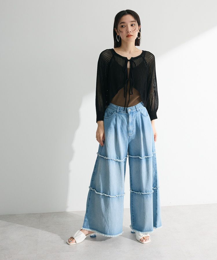 Green Parks「・ELENCARE DUE 2wayメッシュカーディガン」|カーディガン|