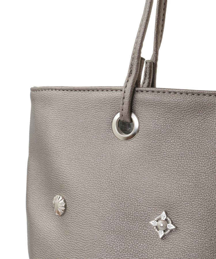 armonia「andmikka.スタッズ付A4トートバッグ」|トートバッグ|