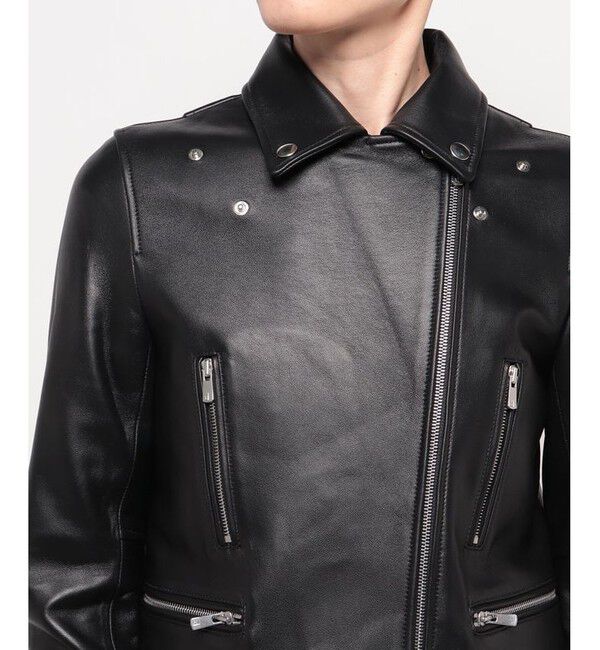 allureville「ラムレザーライダース」|ブルゾン・スタジャン|