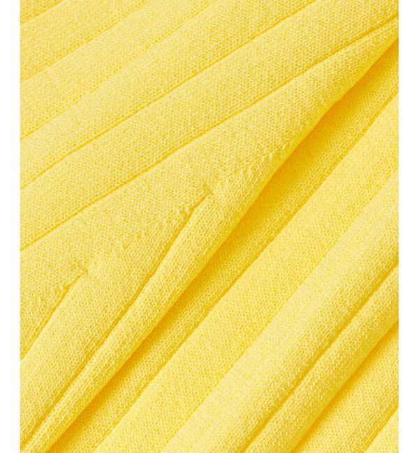 LOULOU WILLOUGHBY「【LOULOU WILLOUGHBY】リブキリカエモックネックプルオーバー」|ニット・セーター|