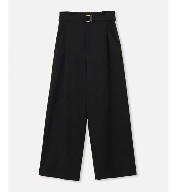 allureville「ウールライクフランネルヨークレスパンツ」|サルエル|