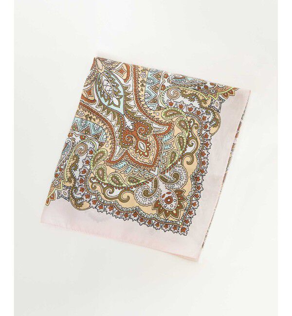 allureville「ビッグペイズリープリントスカーフ」|バンダナ・スカーフ|