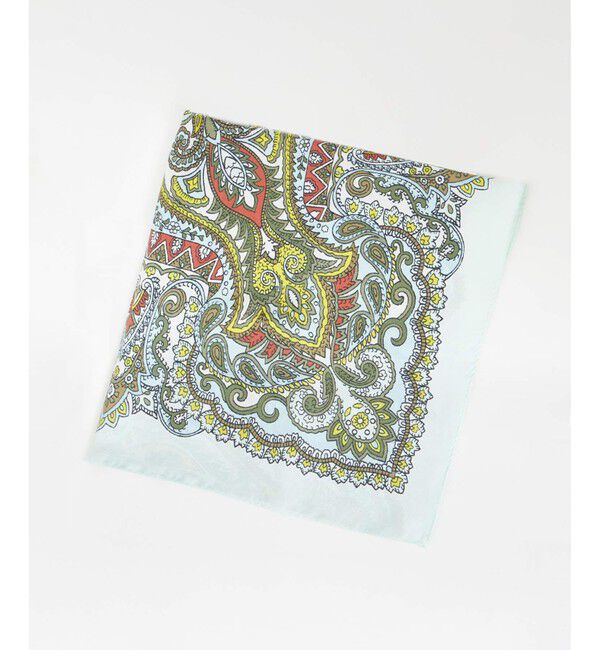 allureville「ビッグペイズリープリントスカーフ」|バンダナ・スカーフ|