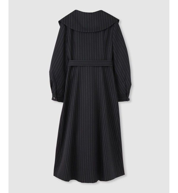 LOULOU WILLOUGHBY「【LOULOU WILLOUGHBY】Ｗ先染めセーラーカラーワンピース」|ワンピース|