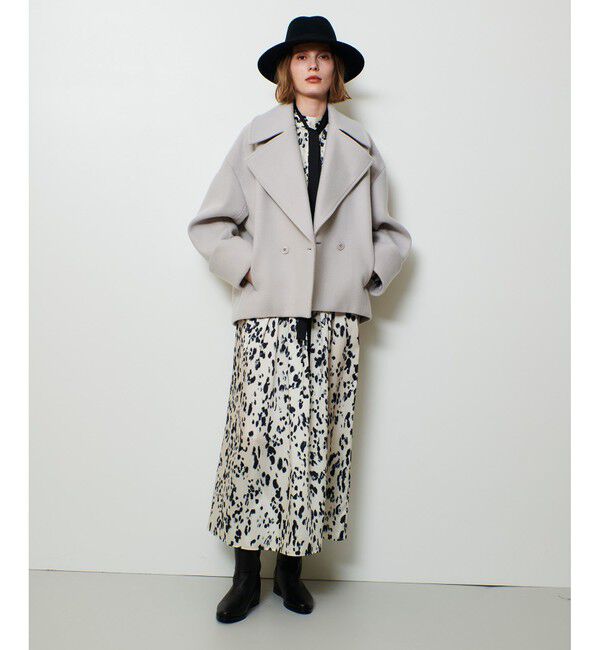 allureville「OFFICINAプリーツフレアワンピース」|ワンピース|