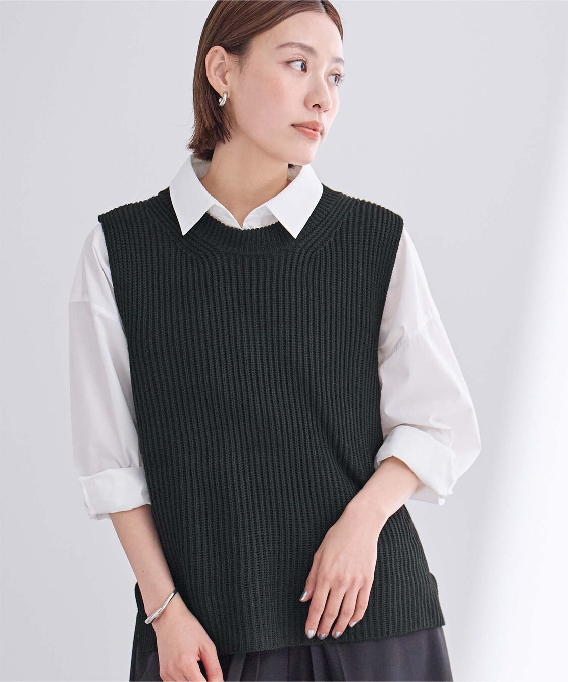 ur's「ローゲージニットベスト」|ニット・セーター|