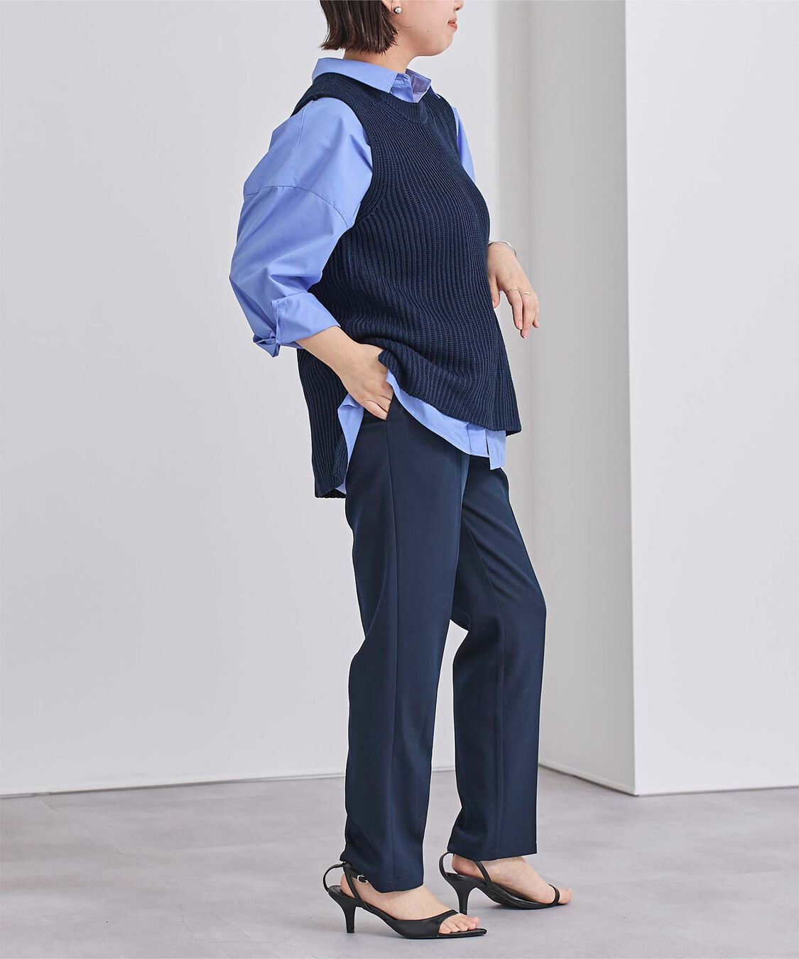 ur's「ローゲージニットベスト」|ニット・セーター|