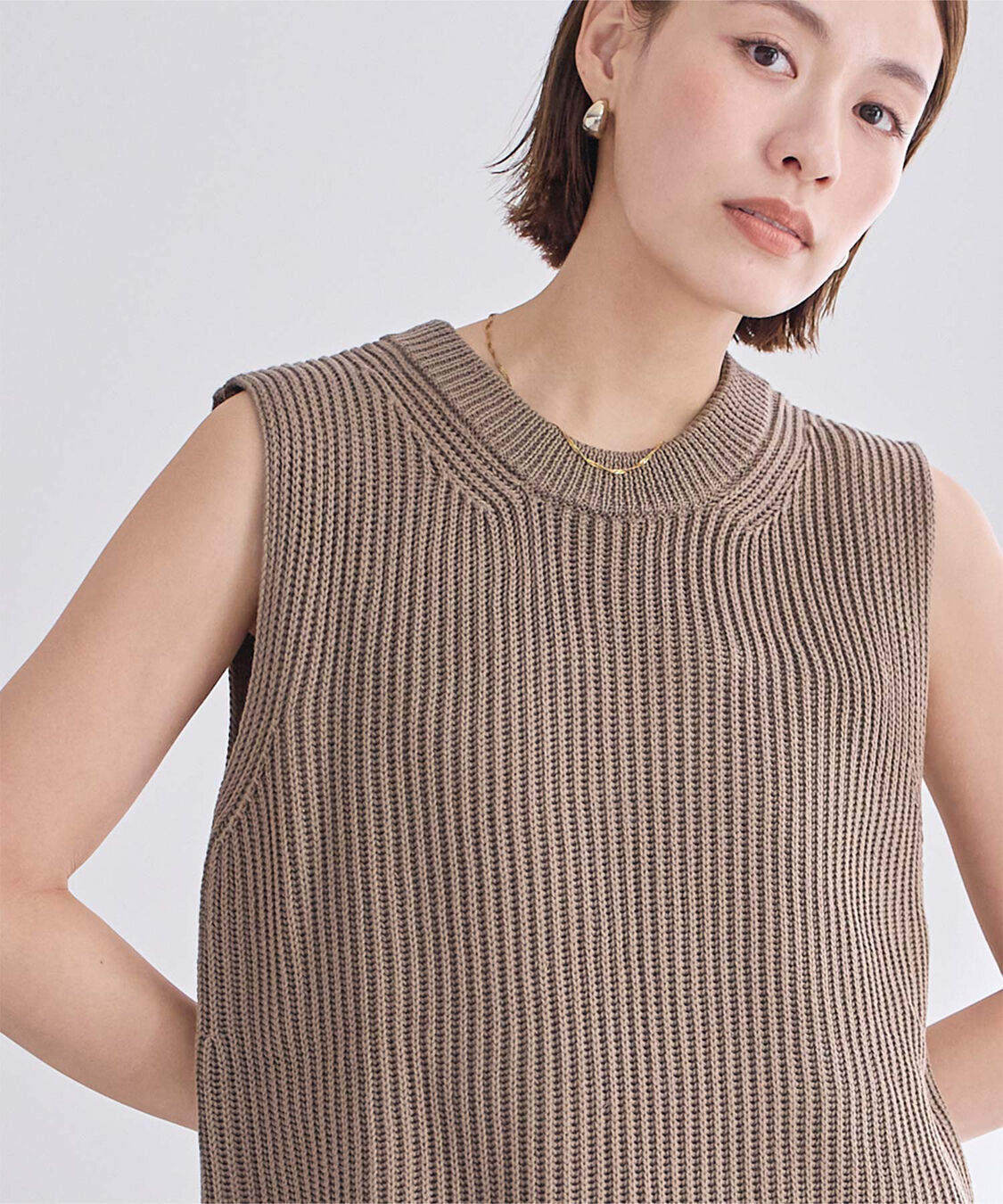 ur's「ローゲージニットベスト」|ニット・セーター|