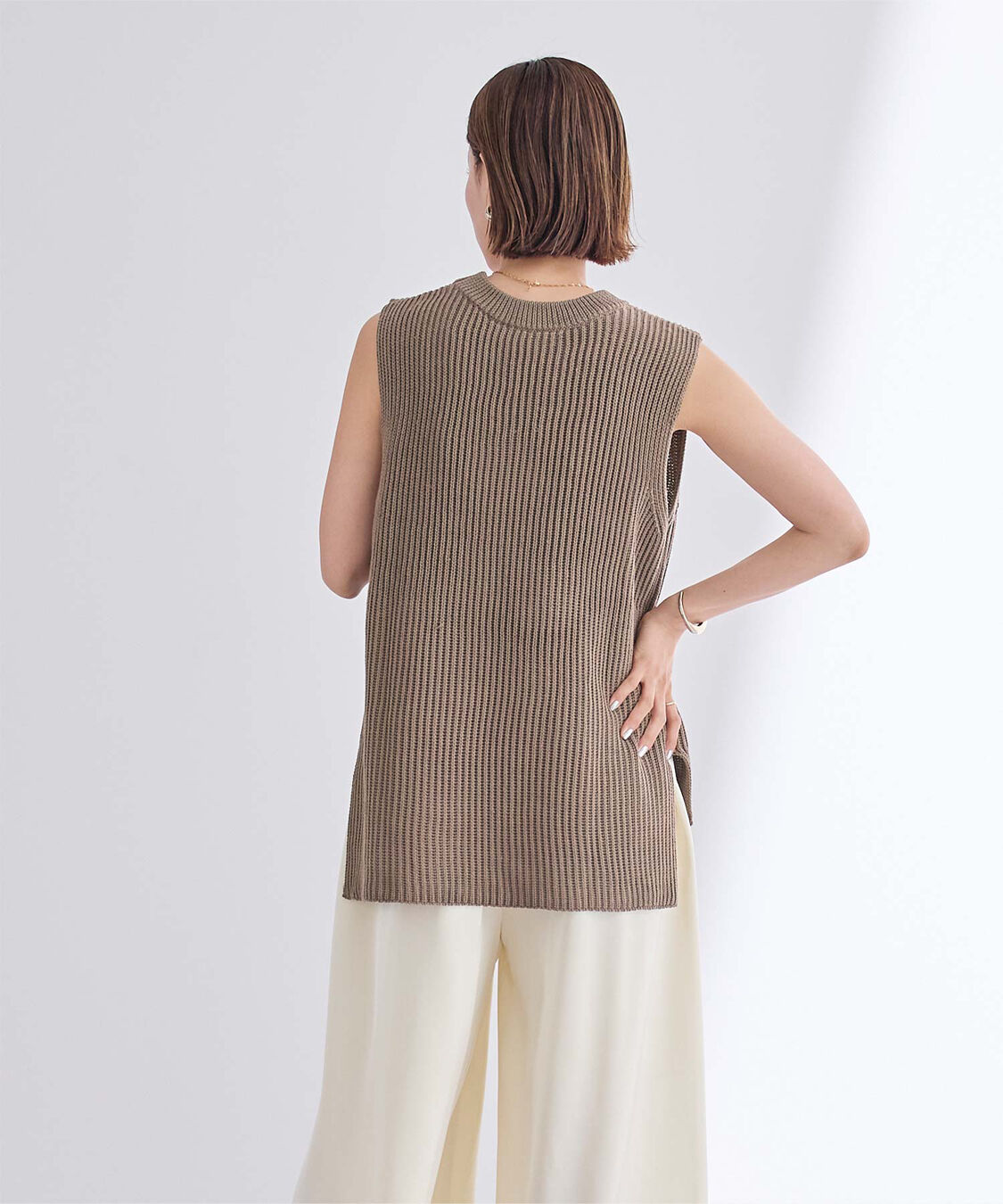 ur's「ローゲージニットベスト」|ニット・セーター|