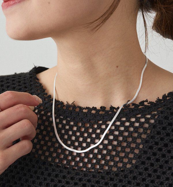  「スネークチェーンネックレス」|ネックレス|
