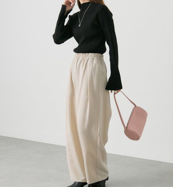  「【リバイバル/新色追加】プチハイネックリブニット」|ニット・セーター|