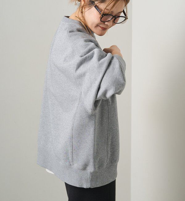  「ロゴ刺繍チュニックスウェット」|プルオーバー|