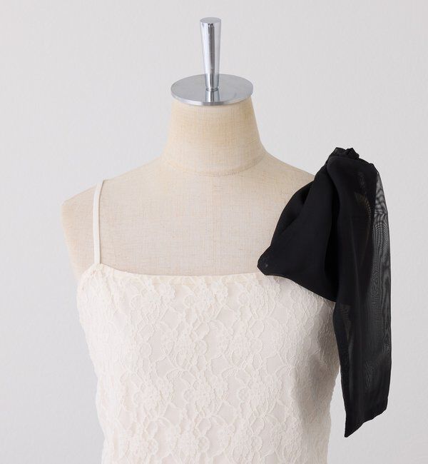  「肩リボンレースキャミ／リボン取り外し可」|プルオーバー|