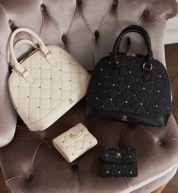  「ビジュースタッズハンドバッグ」|ショルダー・メッセンジャー|