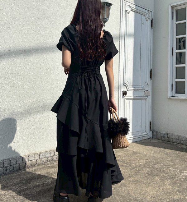  「【リバイバル】イレヘムティアードロングワンピース」|ワンピース|