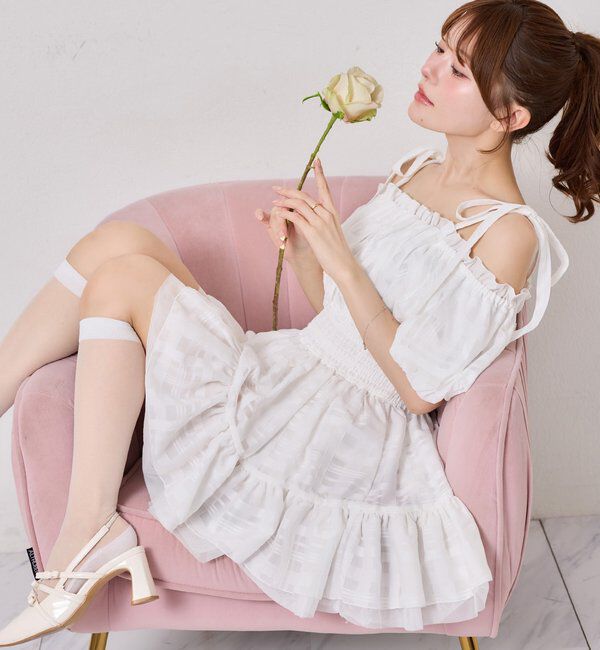  「半袖愛されメロチュニック」|ワンピース|