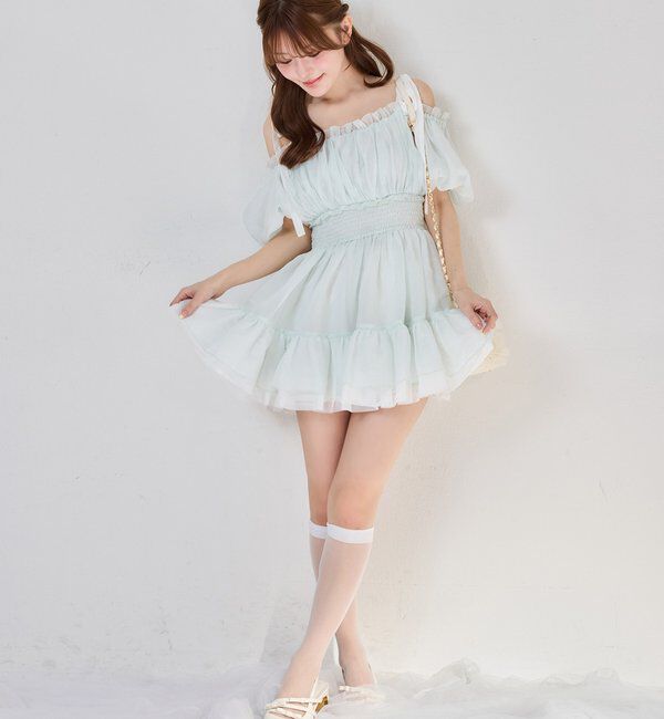  「半袖愛されメロチュニック」|ワンピース|